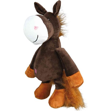 Peluche per cani Trixie Poliestere Stoffa Cavallo 32 cm