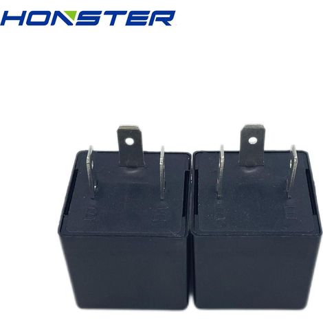 Original new SG152B-12V LED car flasher relay, 3 pins 12V/24V, single coil 12V locking.