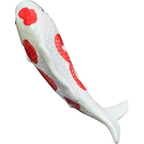 Décoration murale suspendue en résine, sculpture de poisson en forme de poisson, 17 x 6 x 5 cm, design 3D, 1 pièce (1/5)