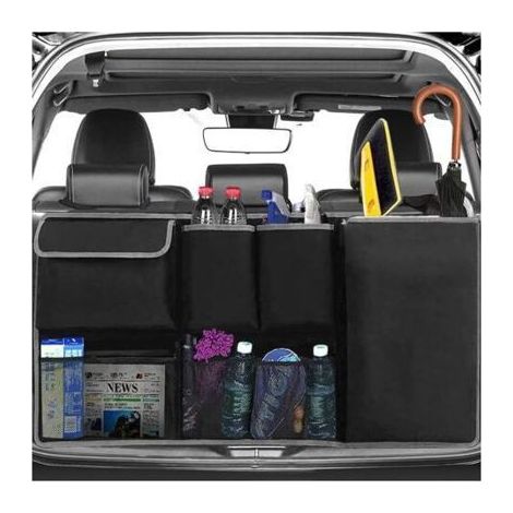 【S'applique à La Plupart des Modèles】La taille de la boîte de organisateur de coffre de voiture est de 100 44 cm. (1/5)