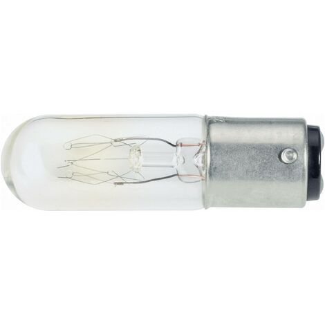 Barthelme 00122407 Kleinröhrenlampe 24 V 7 W BA15d Klar 1 St. (1/2)