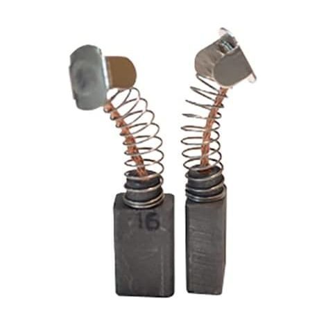 Satz mit 2 Kohlebürsten 7 x 11 x 18 mm für Ryobi, Verschleißteil, Elektrowerkzeug