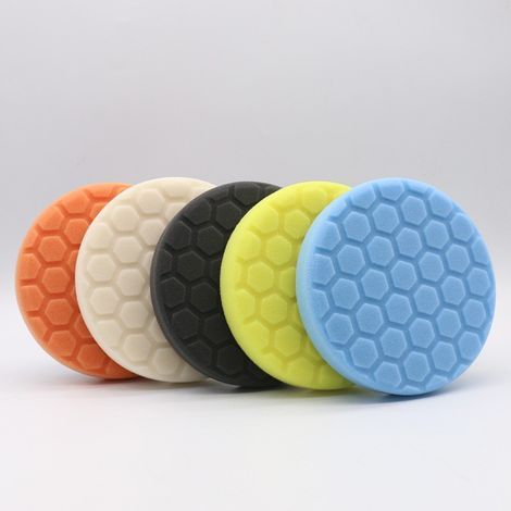 Lot de 5 bonnets pour polisseuse - 150 mm (1/5)