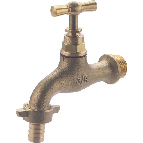 Noyon & Thiebault – Robinet extérieur à clapet M15x21 – Raccord au nez en laiton – Contrôle précis du débit – Résistant à la corrosion – Ø15