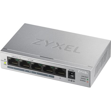 Zyxel GS1005HP-EU0101F 60W Unmanaged Switch