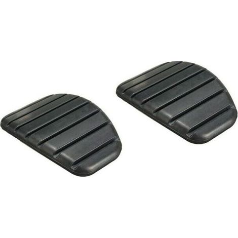 2pc Couvre-pédale d'embrayage pour voiture, Couvre-pédale de frein en caoutchouc antidérapant pour Megane Laguna Clio Kango Scenic (1/3)