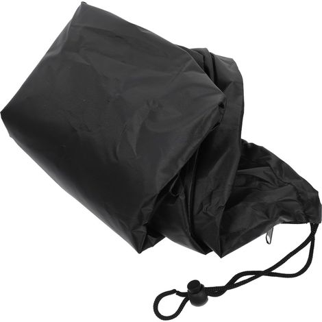 Housse de Protection Imperméable pour Sculpture et Fontaine D’extérieur, Noir, Diamètre 36 Cm X Hauteur 42 Pouces, Tissu 210d Argenté Cordon de Serrage, Protection Hivernale (1/5)