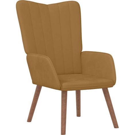 Maison Exclusive - Relaxsessel Braun Samt