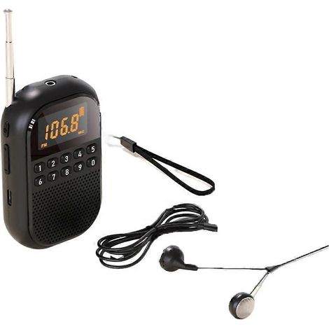 mini Radio Pro-usb/sd Double Carte Decoding-hd Son Quality-portable pour Extérieur Use-one-click Station Search (1/5)