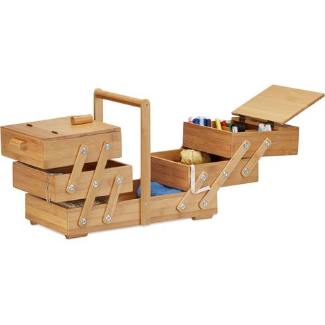 Sybox Bamboo XXL muchos compartimentos