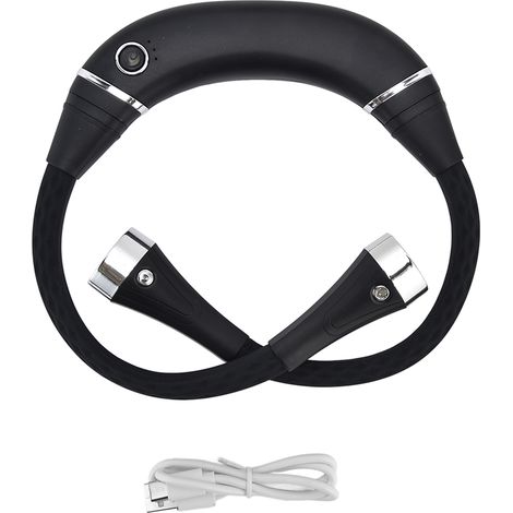 Wiederaufladbare LED-Stirnlampe, 3 Helligkeitsstufen, einstellbar zum Lesen und Joggen bei Nacht (1/5)