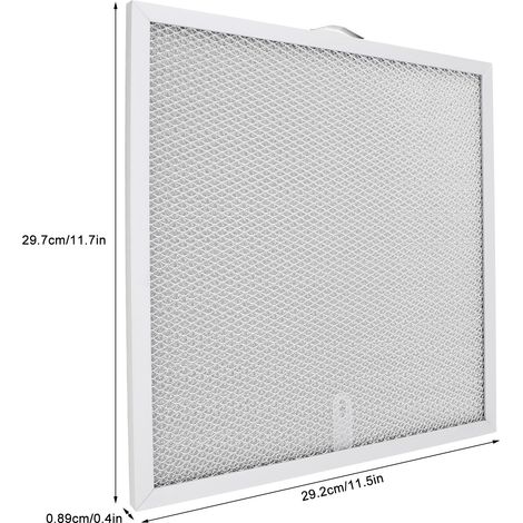 Ortviai Filtre pour hotte aspirante en aluminium compatible S99010316 WA65AF NTK7450000 990721400 8558 (1/4)