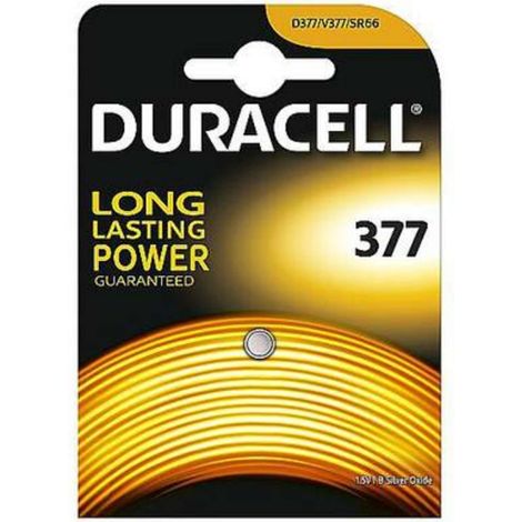 Duracell 377 SR66 Batteria a bottone lunga durata