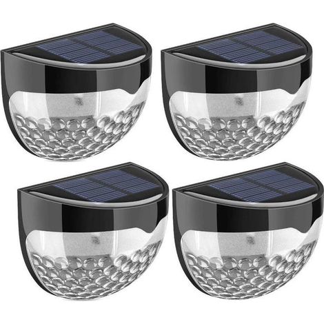 Ensemble de 4 lampes de jardin - Éclairage extérieur - Lampes solaires de sécurité avec capteur crépusculaire (SKU produit : 96643750 SKU Offre : mkh25.7.14-20) (1/5)