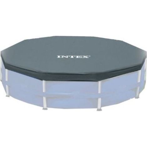INTEX 28030 COPRIPISCINA COPRI PISCINA TELO TONDO COPERTURA PER FRAME ø 305 Cm