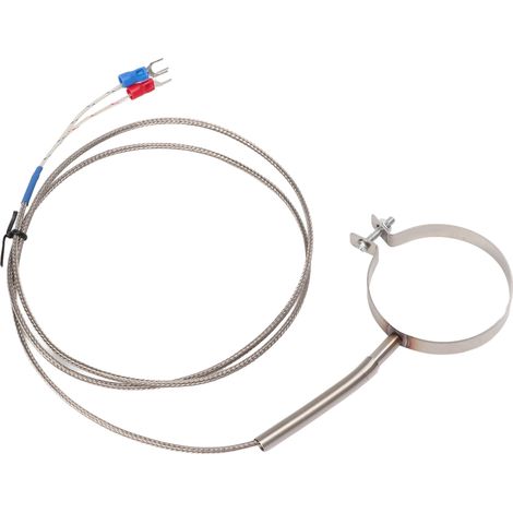 Thermoelement-Gewinde, hohe Empfindlichkeit, breiter Messbereich 0–400 °C, Temperaturreglersonde in verschiedenen Größen für die Industrie, 1 Meter (1/5)