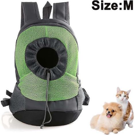 Sac de transport confortable et respirant pour chiot avec sac à dos à ouverture frontale (1/5)