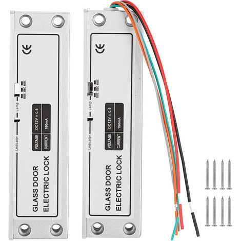 Eosnow DC12V Electric Lock Surface Mount Installation for Security Access Control System (1/5)