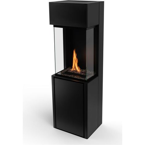 Cheminée bioéthanol Arcticon – Brûleur automatique BEV – Chaleur à 360° – Télécommande – Système de remplissage facile – Planika (1/5)