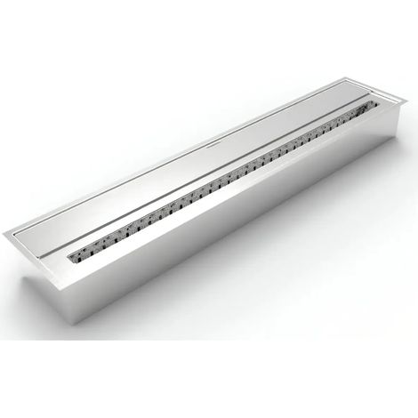 Divina Fire Bruciatore Bioetanolo Acciaio Inox 7L - Design Moderno