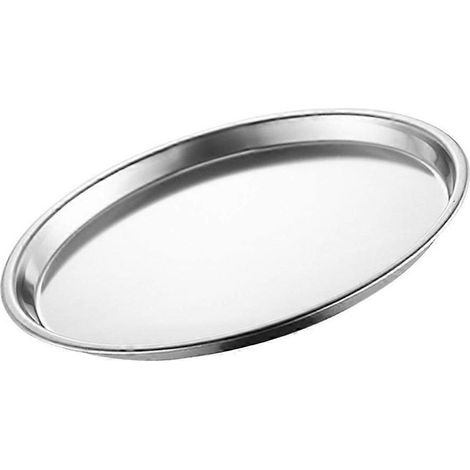 Isolierte Edelstahlschale für kalte Speisen, Aufbewahrungsplatte, flache Schale. (1/5)