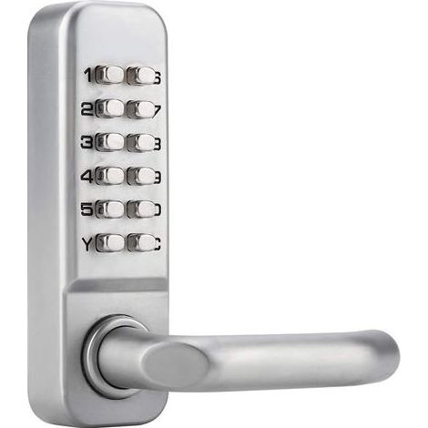 Serrure à code mécanique étanche, combinaison de code à 1 à 11 chiffres Mot de passe de sécurité Serrure codée Serrure de porte à combinaison mécanique sans clé pour porte de bureau en bois (1/5)