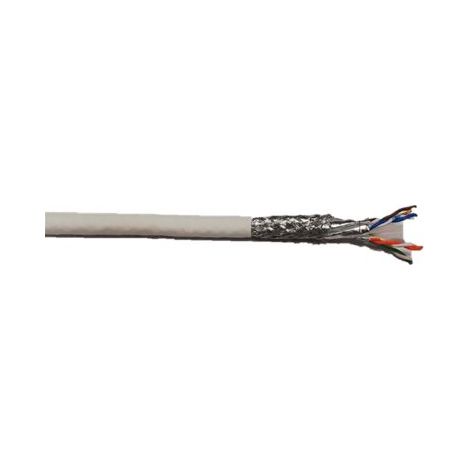 Câble Ethernet catégorie 8 S/FTP RS PRO, 50m Sans terminaison, IEC 60332-1