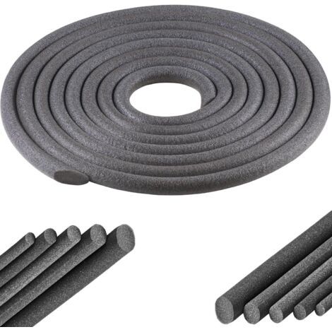 Mousse o - ring fond insonorisé rond corde étanche fenêtre en polyéthylène porte de seuil de terrasse (Ø20mm x 5m) (1/2)