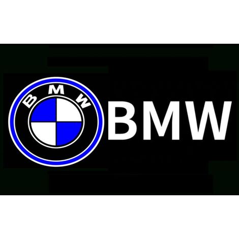 2 pièces de lumières de bienvenue pour BMW Série 3 Série 5 Série 7 Série X3/X5/X6/X7 lumières de porte de projection lumières de bienvenue BMW style 12 (1/5)