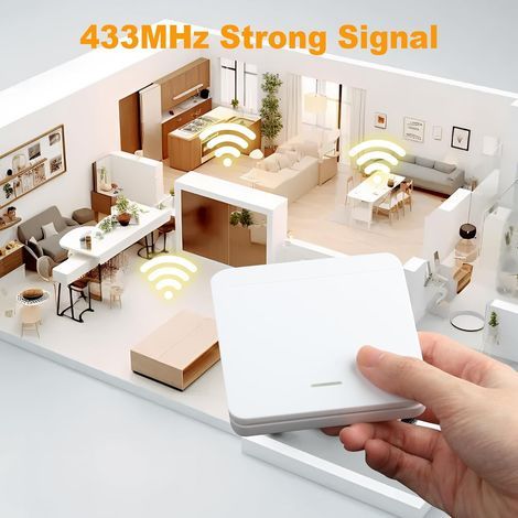 Wireless remote control for smart home light switches