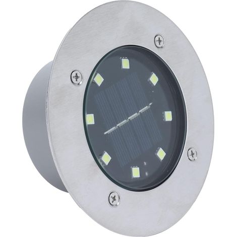 Lampes solaires souterraines LED lampe paysage encastrée capteur lumière