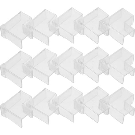 Protections d'angle pour aquarium Veemoon en plastique noir meubles (1/5)