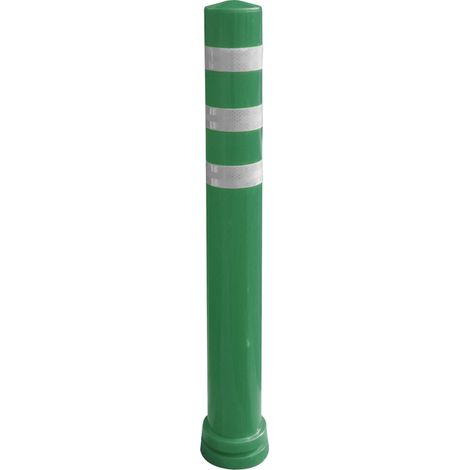 Poteau de protection à mémoire de forme, Vert en Polyuréthane, 810mm, diamètre 80mm ( Prix pour 1 )