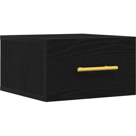 Maison Exclusive - Armario de Noche Roble Negro 35 x 35 x 20 cm