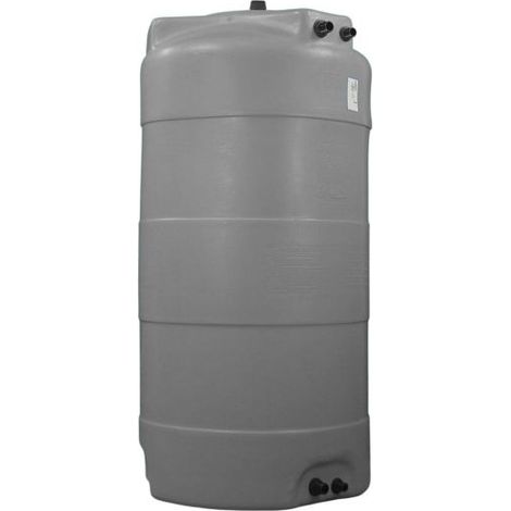 Cuve récupération eau de pluie 750L - Réservoir aérien vertical Gris - Polyéthylène - ELBI CV