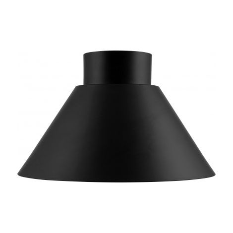 Abat-jour Osram Vintage Edition 1906 Cône, noir et blanc, Pour rallonger votre lampe Osram Pendulum, P20, boîtier en aluminium