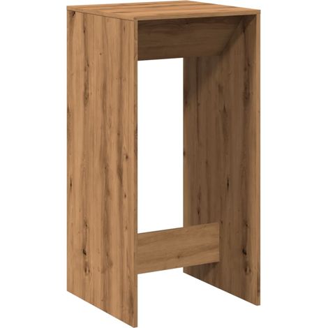 Maison Exclusive - Tavolo Bar Rovere Artigianale 51x50x103,5 cm Legno Multistrato