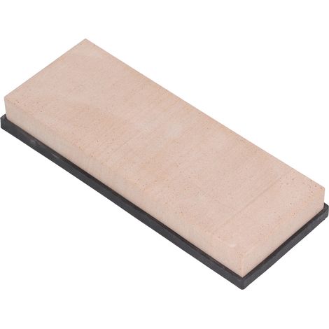 Pierre à aiguiser avec base antidérapante, affûteur humide en pierre de grain 1000 pour couteaux de cuisine, Topaze (1/5)