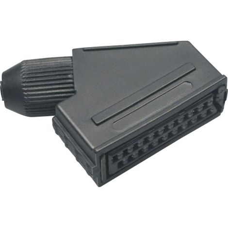 Péritel/Scart femelle, coudé TRU COMPONENTS 1578888 noir 1 pc(s) (1/2)