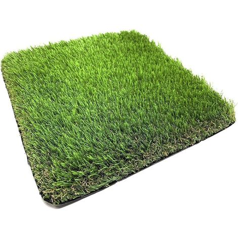 Césped Artificial Málaga PREMIUM 40mm - Cesped Artificial Terraza, Jardín y Exterior Rollo 4x2 metros - (1/5)