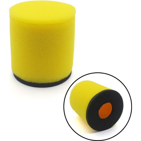 Air filter compatible with Suzuki LTZ250 and LTF250 Ozark quads (foam filter element).