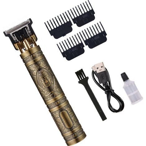 Mower to hair for man with blade T waterproof and 4 comb guide mower to hair with screen digital LCD Mower to hair for family and living room of coiffure