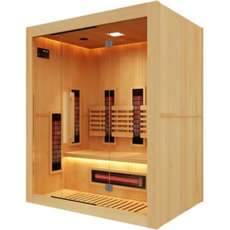 Sauna infrarouge 3 places France Sauna SENSE IR 3