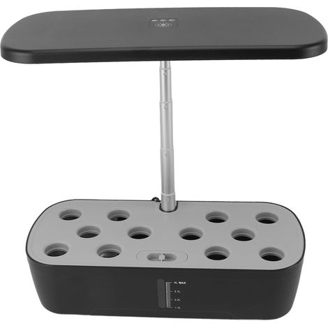 Système de culture hydroponique en pot ABS 12 godets, kit de jardinage d'intérieur sans terre avec lampe de croissance LED pour la maison (1/5)