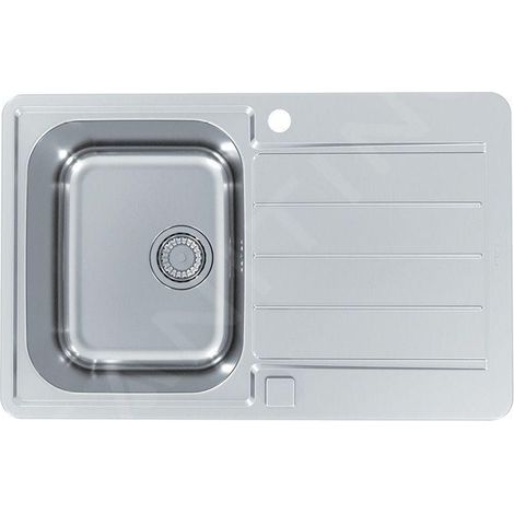 Alveus Line Max - Évier 790x500 mm, avec commande du vidage, inox 1137342 (1/4)