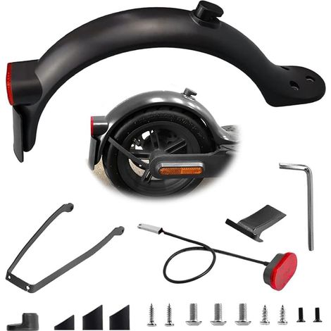 Garde Boue Trottinette Electrique, Garde Boue Arrière pour Trottinette Electrique, GardeBoue Arrière pour Xiao-mi Mi-jia M365 1S Essential Pro 2, Accessoire (1/5)