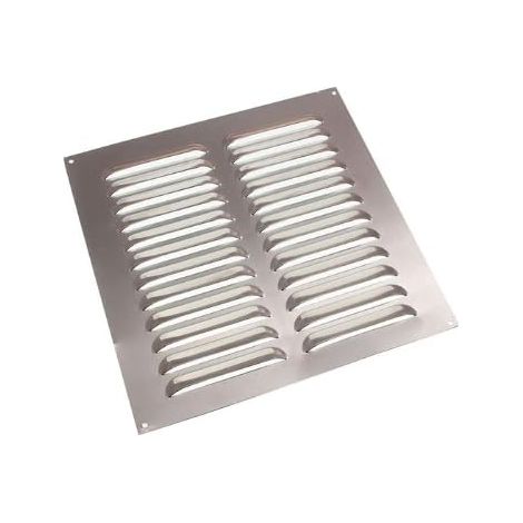 One Stop DIY Aérateur de ventilation fixe en aluminium 22,9 x 22,9 cm