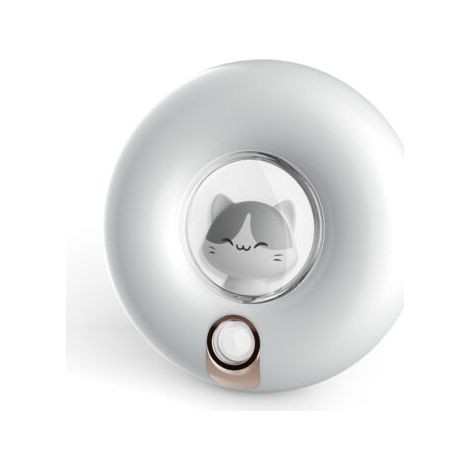 Veilleuse à capteur de mouvement rechargeable pour enfants, éclairage d'armoire à intensité variable pour placard, chambre, couloir, abri de toilette, garage (mesure Φ93 x T31) (1/5)