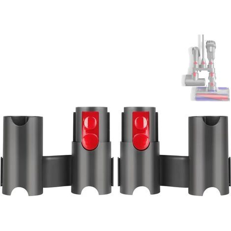 2-pack storage holder for Dyson V7 V8 V10 V11 V12 V15 Outsize cordless vacuum cleaner, docking station (1/4)