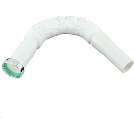 Cleafe - Canotto Tubo Scarico Flessibile Estensibile Con Testa Metallo 1" 1/4x32mm 59950 - (1/3)